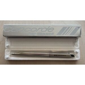 Concorde Air France Stylo Ballpoint Pen Original Box Ergonomic Aviation